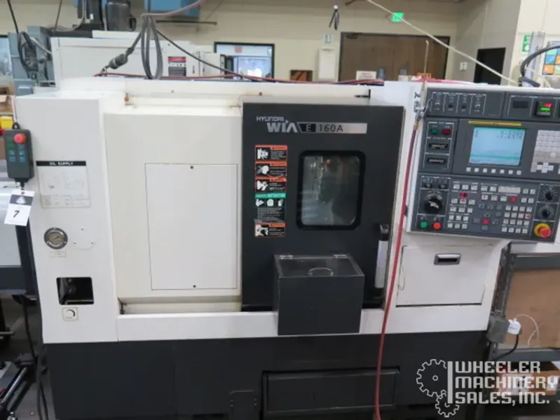 2015 Hyundai Wia E160A CNC Lathe with LNC Eco Load S2 #7823 #2