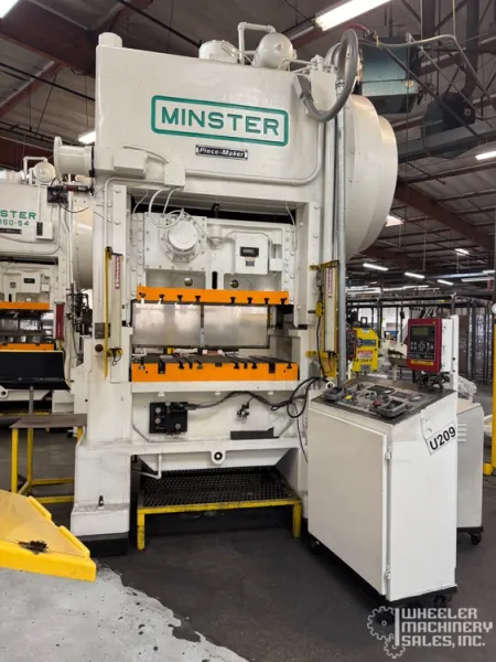 150 Ton Minster P2-150-54 Piecemaker Straight Side Punch Press #7773