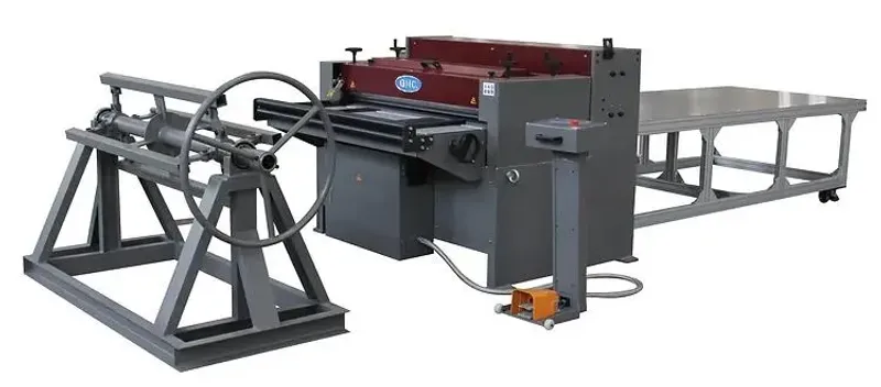 New GMC Gang Type Metal Powered Slitter with programmable cut to length PS-4816GT