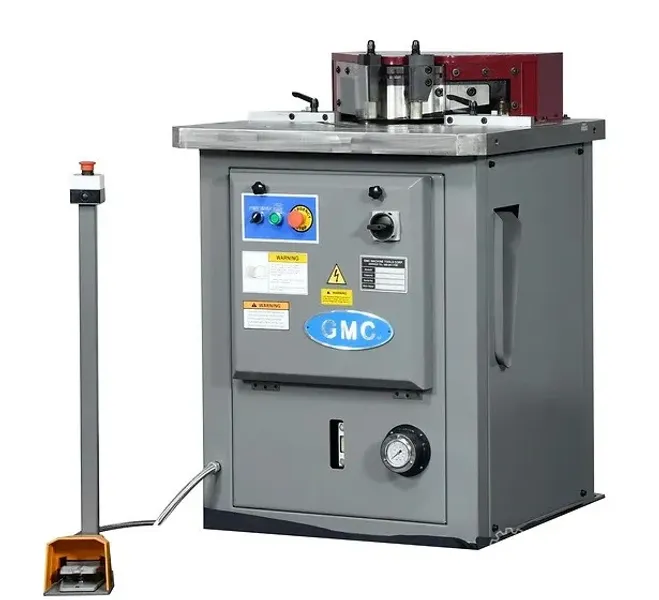 New GMC 1/4" x 10" Hydraulic Sheet Metal Notcher with Fixed Angle HN-25HA