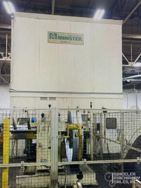 2013 Minster E2-600-84-54 Eccentric Geared Straight Side Press #7046