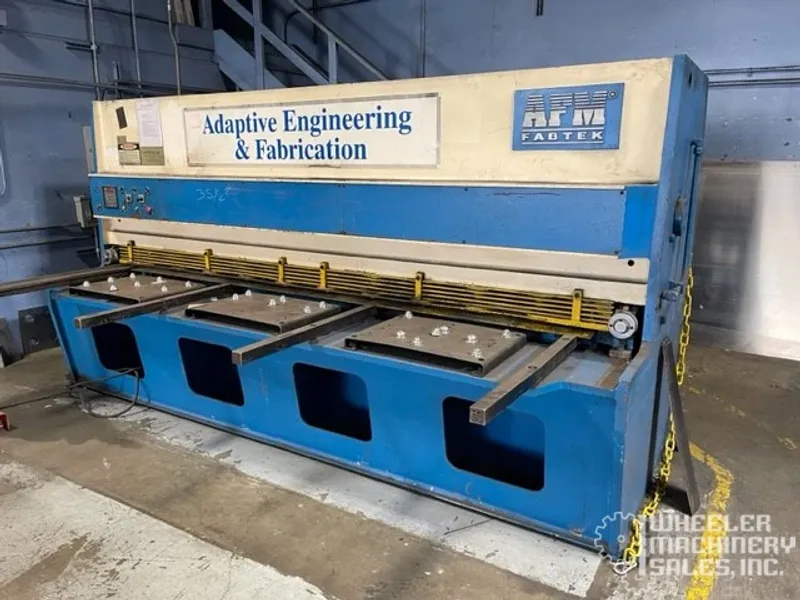 AFM MK6-31 Hydraulic Power Shear 1/4" x 10' #6598 #1