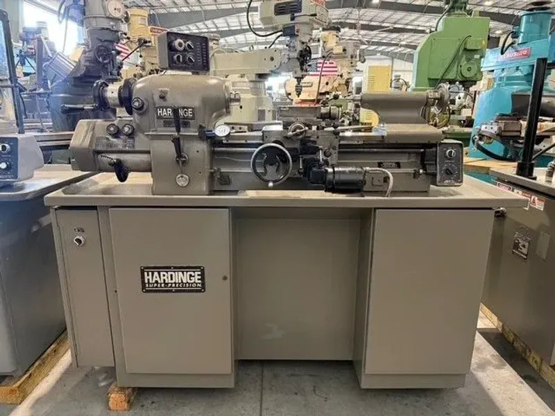 HARDINGE HLV-H-EM Super Precision Tool Room Lathe 1997’ Inch/Metric #8101