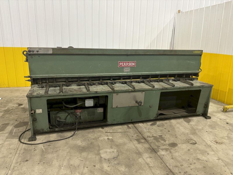 10' X 10 GAUGE PEARSON MODEL #1018ATX HYDRAULIC POWER SHEAR: STOCK #20974