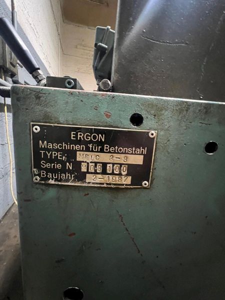 ERGON MODEL MELC 3-8 WIRE STRAIGHTENER & CUT-OFF: STOCK #79380