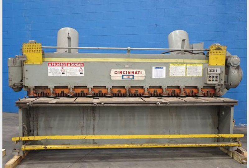 10' X 1/4" CINCINNATI POWER SQUARING SHEAR: STOCK #78261