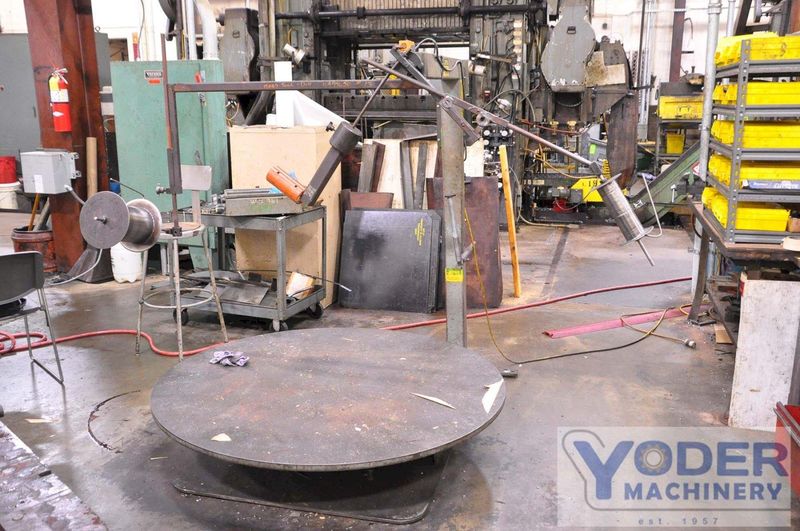 5000 LB COILMATE 58" DIAMETER PALLET TYPE UNCOILER: STOCK #77620