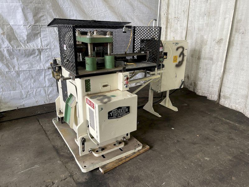 18 TON TISHKEN CUTOFF PRESS: STOCK #76601