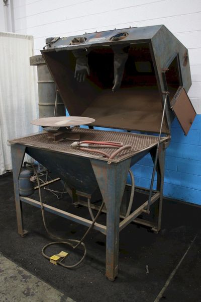 ETM PLASTICS INC PNEUMATIC SAND BLAST CABINET: STOCK #76495