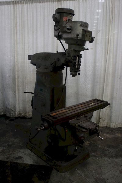 2 HP BRIDGEPORT VERTICAL MILL: STOCK #75846