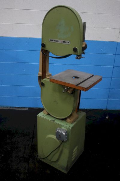 14"  DELTA(WOOD CUTTING) VERTICAL BANDSAW ROCKWELL DELTA SAW: STOCK #75114