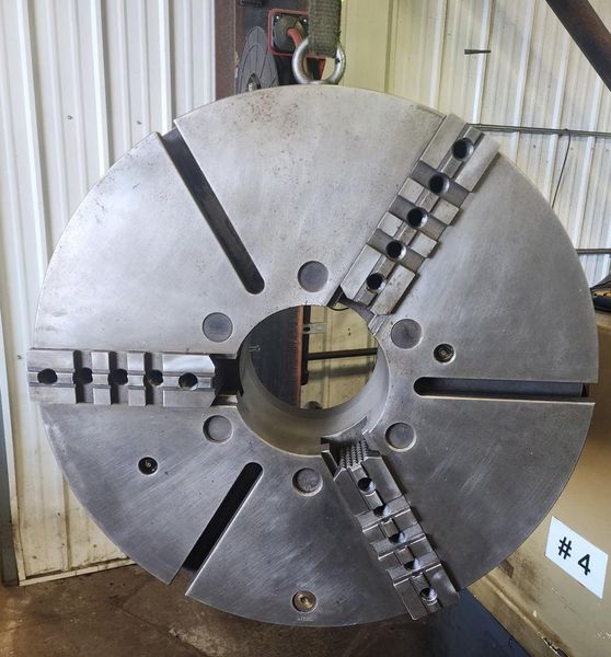 24" DIAMETER 3 JAW CHUCK: STOCK #78287