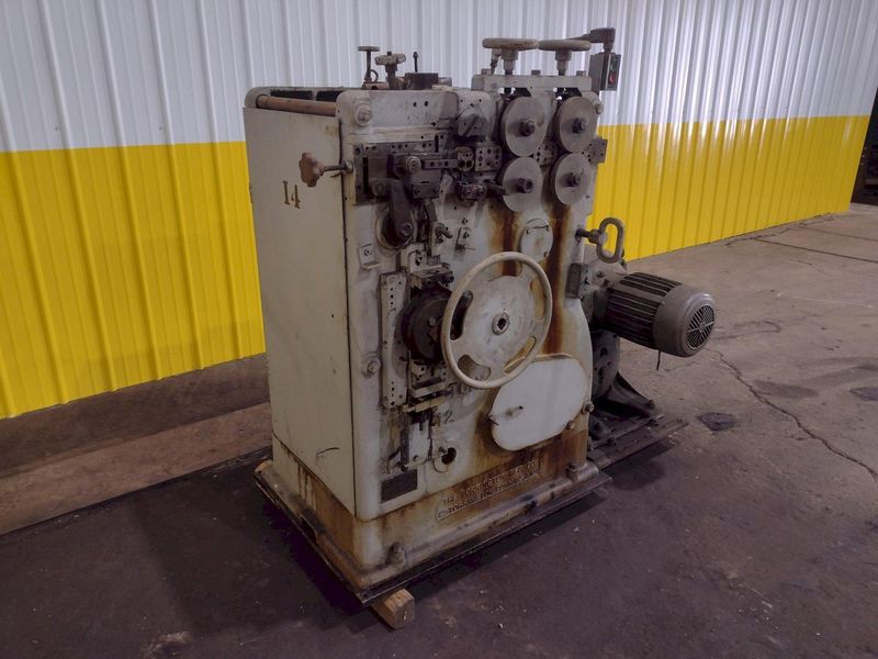 .148" x 2.75" COIL O.D. TORRINGTON MODEL #W12 SPRING COILER / COIL MAKING MACHINE: STOCK #18728