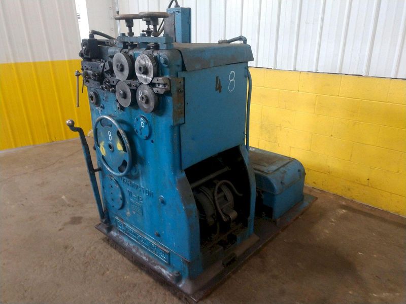 .148" x 2.75" COIL O.D. TORRINGTON MODEL #W12 SPRING COILER / COIL MAKING MACHINE: STOCK 14915