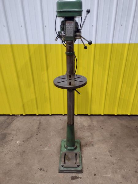 17" CENTRAL MACHINERY MODEL #T-6725 SINGLE SPINDLE DRILL PRESS: STOCK #20284
