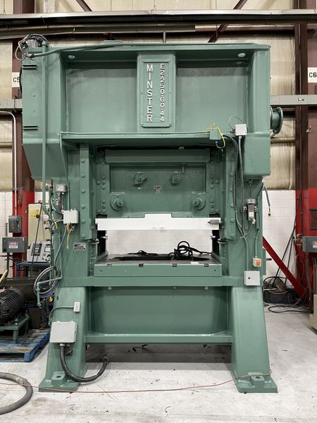 250 ton Minster E2-250-60 Hevi-stamper - Used High Speed Mechanical Metal Stamping Lamination Pr