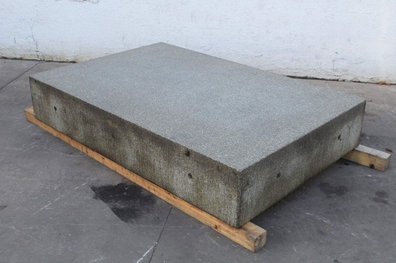 48"  X 72" X 12-1/2" GRANITE SURFACE PLATE: STOCK #72286
