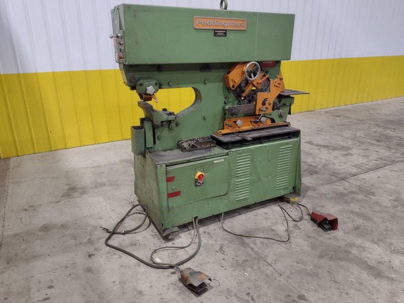 66 TON PEDDINGHAUS MODEL #66/110 PEDDIMASTER HYDRAULIC IRONWORKER: STOCK #22239