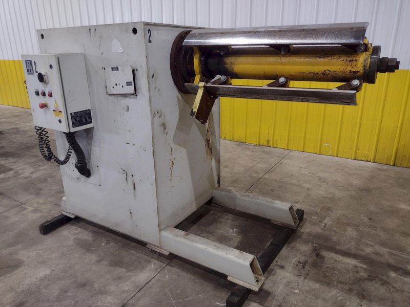 10,000 LB X 36” PA INDUSTRIES MODEL #SRH10K-36 PULL-OFF UNCOILER COIL REEL, NEW 2019: STOCK #229