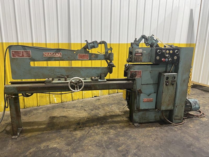 60" X 10 GAUGE NIAGARA MODEL #31-ARC MECHANICAL CIRCLE SHEAR : STOCK #19317