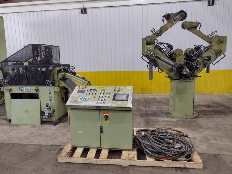 18” X .175”  CWP MODEL #SFAC4-20 SPACE-SAVER AUTOMATIC DOUBLE END SERVO COIL FEED LINE: STOCK #2