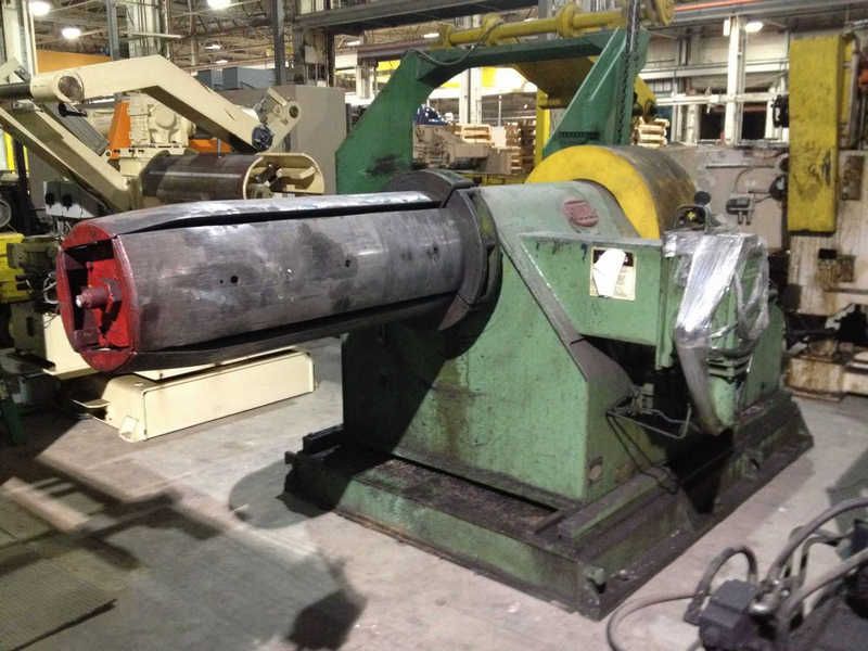 40,000# x 48" Yoder Uncoiler