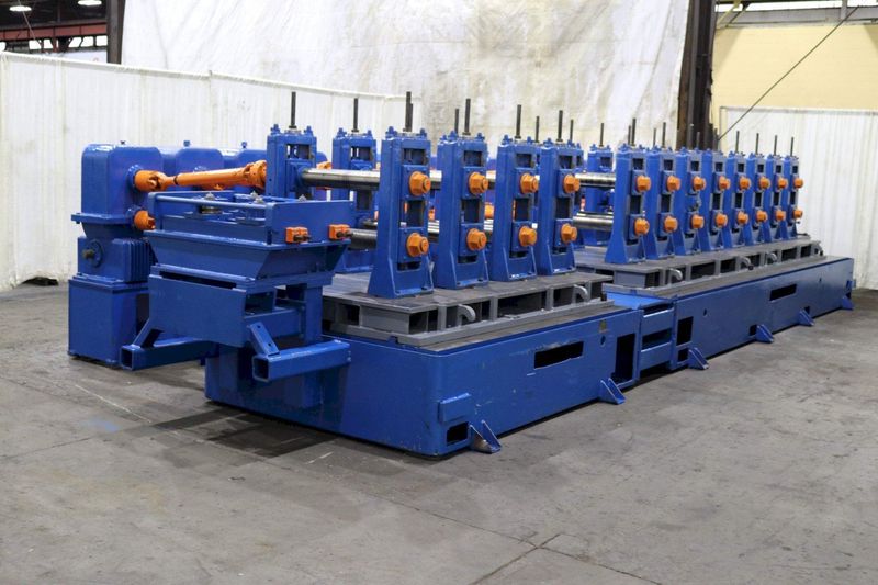 12 STAND X 4-1/2" X 32" YODER W35 RAFTED ROLLFORMER LINE: STOCK #10523