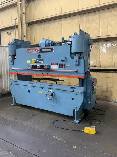 100 TON X 10' NIAGARA HBM-100-8-10 HYDRAULIC PRESS BRAKE: STOCK #80813