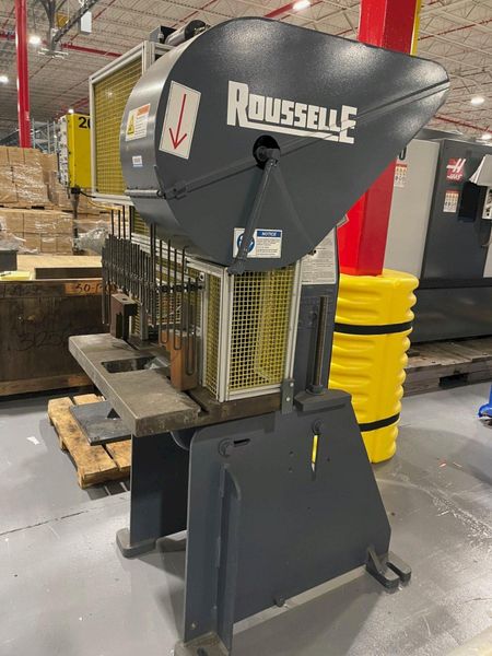 15 TON ROUSSELLE OBI FLYWHEEL PRESS: STOCK #77635