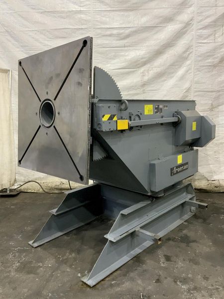 9000 LBS ARONSON GE90CGS GEARED ELEVATION WELDING POSITIONER: STOCK #80015