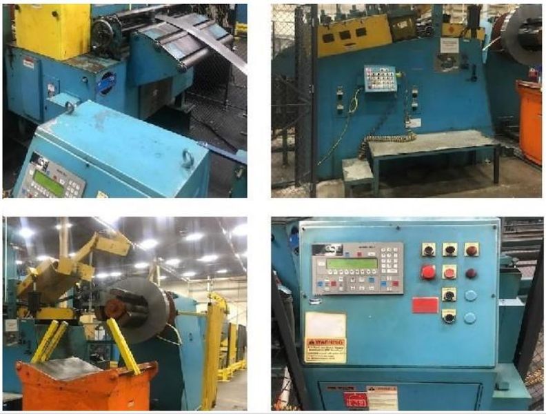 42" X .189" X 30,000 LBS COE COIL SERVO FEED LINE: STOCK #18587