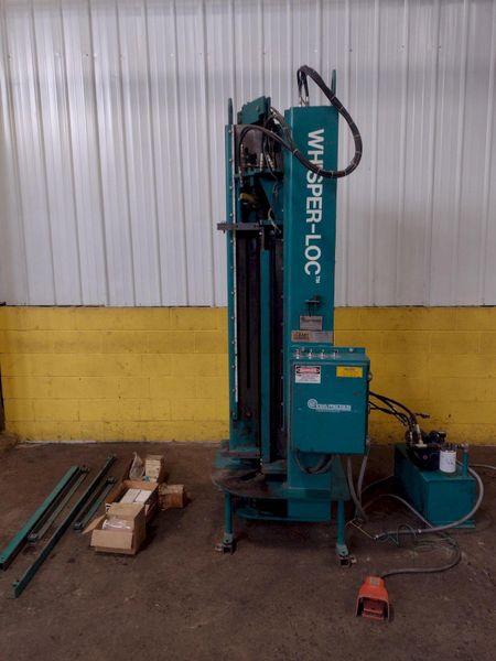 72" X 18 GA IOWA PRECISION MODEL WHISPER-LOC HYDRAULIC PITTSBURG SEAM CLOSURE MACHINE: STOCK #17