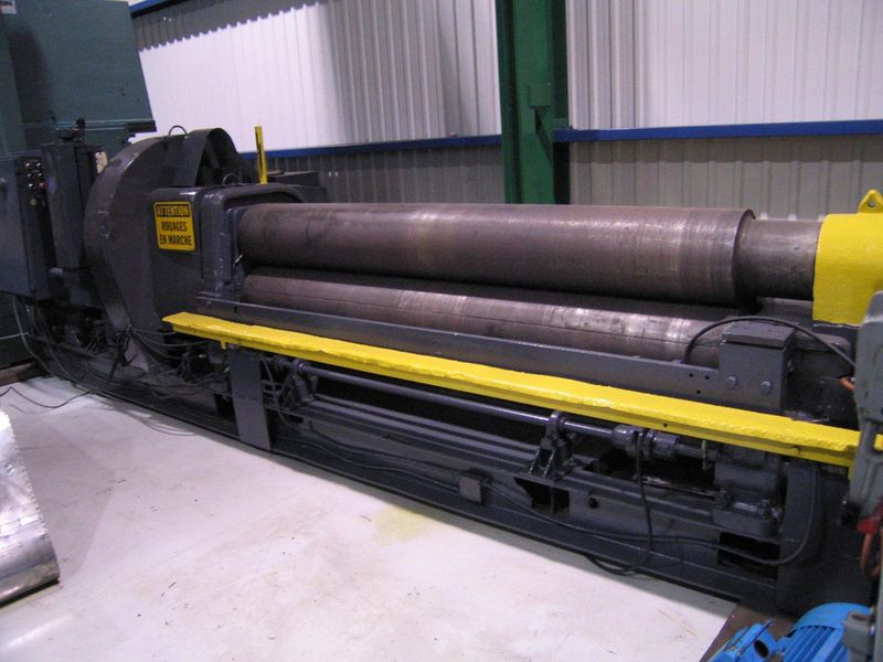 8' X 3/4" WEBB MODEL #9L INITIAL PINCH PLATE ROLL: STOCK 17198