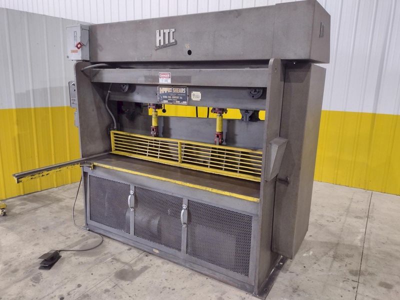 6' x 3/8" HTC MODEL #375-6S HYDRAULIC SHEAR: STOCK #21236