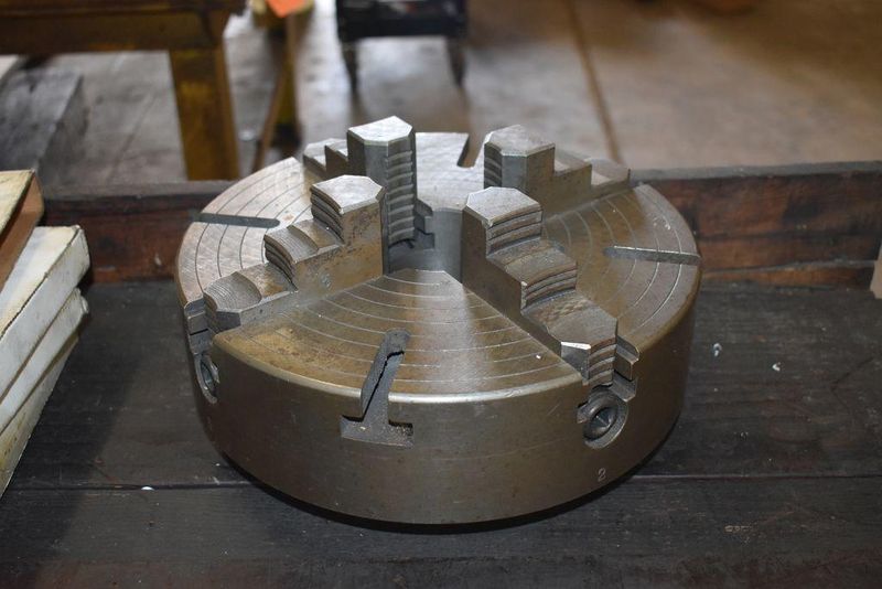 12" 4 JAW LATHE CHUCK: STOCK #10989