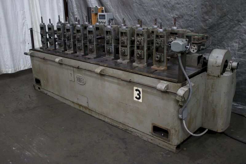 10 STAND M-1-1/2 YODER ROLLFORMER BASE: STOCK #74592