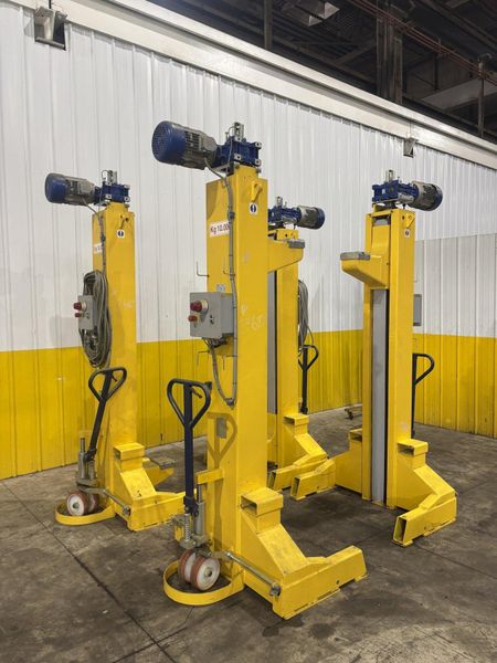 80,000 LBS WHITING MODEL #SCM-100F.4 PORTABLE RAIL ROAD LIFT JACKS, 2015: STOCK #23685