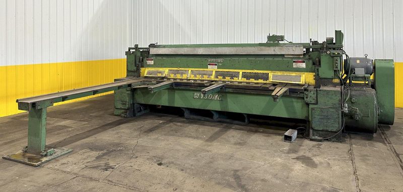 12' X 1/2" WYSONG MODEL #1250 MECHANICAL POWER SQUARING SHEAR: STOCK #19618