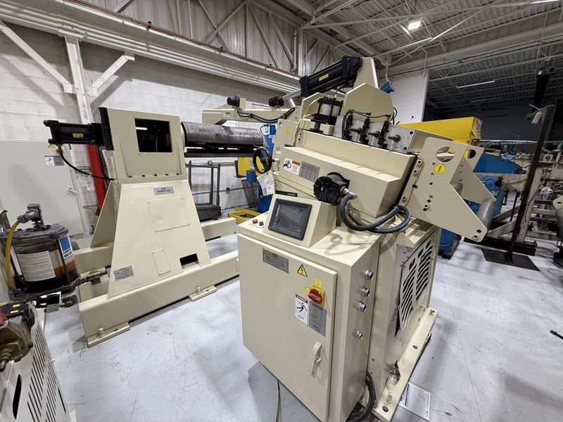 24,000 lbs. x 32" Width Minster Conventional Heavy Duty Servo Coil Feed Line, Model MRH20-38S /