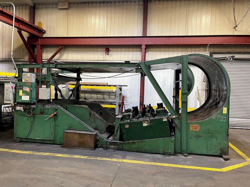20,000 lbs x 72" Feed Lease Combination Coil Cradle Straightener - Coil Feed Equipment