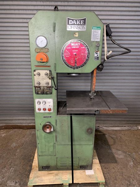 Dake V-16 Vertical Band Saw with Blade Welder