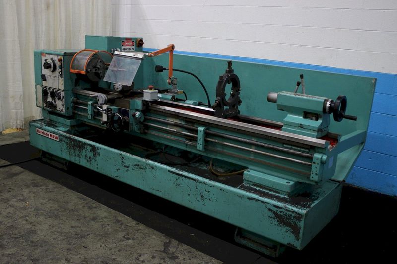 18"X 80" HARRISON MODEL #M450 GAP BED ENGINE LATHE: STOCK #75037