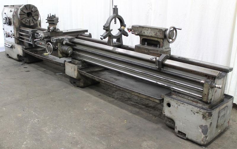 24/30" X 144" LANSING GAP BED ENGINE LATHE: STOCK #63111