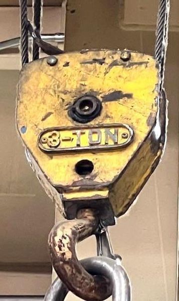 3 TON  MAYWELL & MOORE ELECTRIC WIRE ROPE HOIST: STOCK #78600