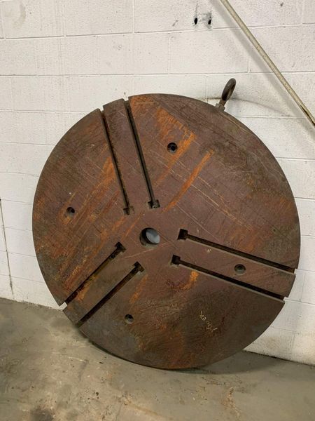 60" 3 JAW FLAT BACK LATHE CHUCK: STOCK #71332