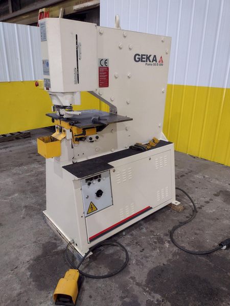 60 TON GEKA PUMA MODEL #55S SINGLE END HYDRAULIC PUNCH: STOCK #20638