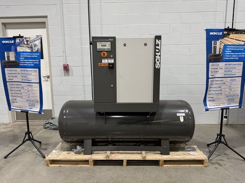 Schulz SRP 4015E Dynamic 15 HP Rotary Screw Air Compressor (New)