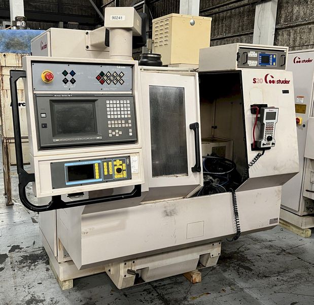 Studer S20 CNC Plain Cylindrical Grinder with Combination Plain/Angle Wheel Head.