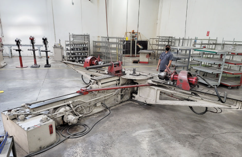 Hufford A-10 Stretch Wrap Forming Machine 17.5 Tons x 65″