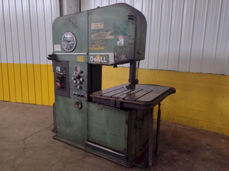 26" DOALL MODEL #26-4 CONTOUR-MATIC VERTICAL HIGH SPEED BAND SAW: STOCK 18313